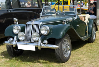 MG sports car